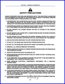 New Holland L865, Lx865, Lx885, Lx985 Skid Steer Loader Service Manual Repair Shop
