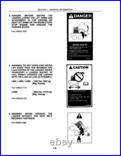 New Holland L865, Lx865, Lx885, Lx985 Skid Steer Loader Service Manual Repair Shop
