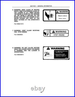 New Holland L865, Lx865, Lx885, Lx985 Skid Steer Loader Service Manual Repair Shop