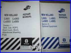 New Holland L865 Lx865 Lx885 Lx985 Skid Steer Loader Service Repair Manual OEM