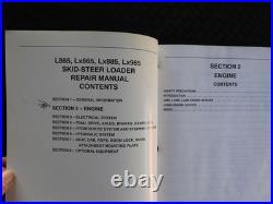 New Holland L865 Lx865 Lx885 Lx995 Skid Steer Loader Tractor Service Manual NICE