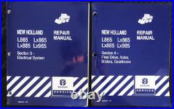 New Holland L865 Lx865 Lx885 Lx995 Skid Steer Loader Tractor Service Manual NICE