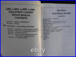New Holland L865 Lx865 Lx885 Lx995 Skid Steer Loader Tractor Service Manual NICE
