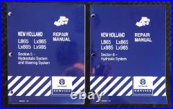 New Holland L865 Lx865 Lx885 Lx995 Skid Steer Loader Tractor Service Manual NICE