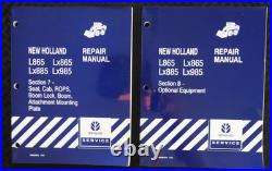 New Holland L865 Lx865 Lx885 Lx995 Skid Steer Loader Tractor Service Manual NICE