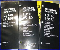 New Holland LS140 LS150 Skid Steer Loader Service Repair Manual Original NH NOS