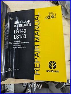 New Holland LS140 LS150 Skid Steer Loader Service Repair Shop Manual Original