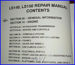 New Holland LS140 LS150 Skid Steer Loader Service Repair Shop Manual Original NH