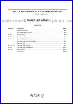 New Holland LS160 LS170 6041360701 Workshop Service Manual Skid Steer