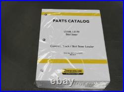 New Holland LS160, LS170 Compact Track Skid Steer Loader Parts Catalog Manual