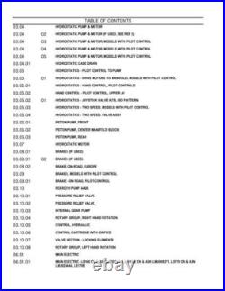 New Holland LS160, LS170 Compact Track Skid Steer Loader Parts Catalog Manual