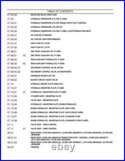 New Holland LS160, LS170 Compact Track Skid Steer Loader Parts Catalog Manual
