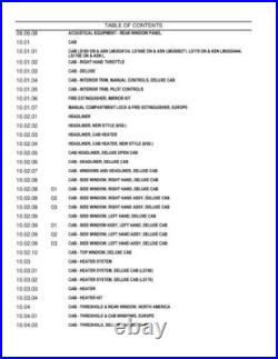 New Holland LS160, LS170 Compact Track Skid Steer Loader Parts Catalog Manual