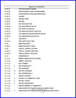 New Holland LS160, LS170 Compact Track Skid Steer Loader Parts Catalog Manual