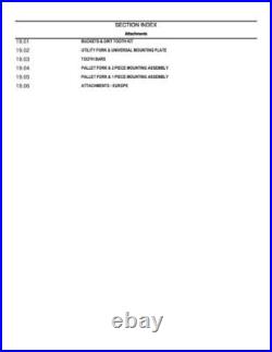 New Holland LS160, LS170 Compact Track Skid Steer Loader Parts Catalog Manual