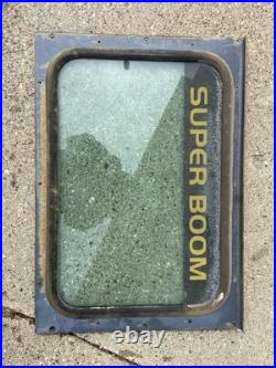 New Holland LS160 Skid Steer Loader Rear Window Frame and Glass
