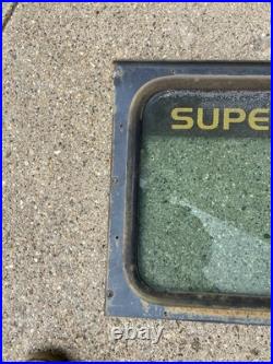 New Holland LS160 Skid Steer Loader Rear Window Frame and Glass