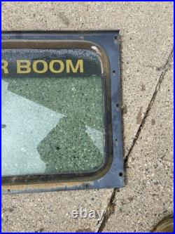 New Holland LS160 Skid Steer Loader Rear Window Frame and Glass