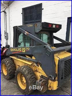 New Holland LS170 Cab/Heat Only 1367 Hours! Hand Controls
