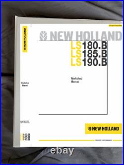 New Holland LS180. B LS 185. B LS190. B Skid Steer service manual PRINT LOOSE LEAF