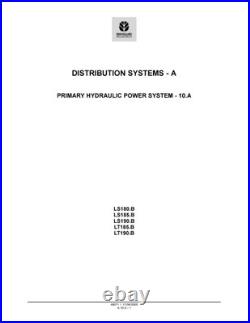 New Holland LS180. B, LS185. B/190. B, LT185. B/190. B Skid Steer Loader Service Manual