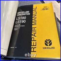 New Holland LS180, LS190 Skid Steer Loader Repair Service Manual