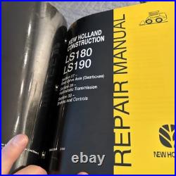 New Holland LS180, LS190 Skid Steer Loader Repair Service Manual