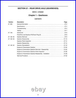 New Holland LS180, LS190 Skid Steer Loader Service Manual Repair Shop Book
