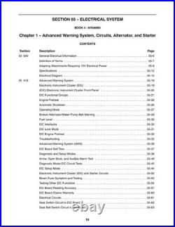 New Holland LS180, LS190 Skid Steer Loader Service Manual Repair Shop Book