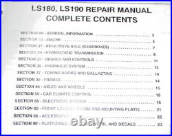 New Holland LS180 LS190 Skid Steer Loader Service Repair Manual 7-03 NH ORIGINAL