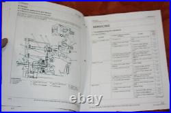 New Holland LS180 LS190 Skid Steer Repair service & operator manual 2 books free