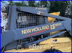 New Holland LS180 Skid Steer Loader. 67HP Standard Flow. Runs Great