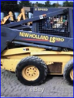 New Holland LS180 Skid steer loader Ready for the Snow