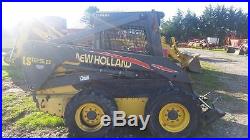New Holland LS185. B Skid Steer Loader with 3450 Hours. 2004 Model. 78 Bucket