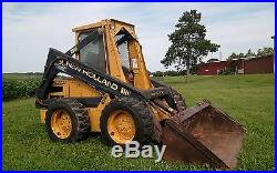 New Holland LX 555 Deluxe Skid Steer Loader Cab with Heat