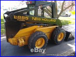 New Holland LX885 Skid Steer Loader 3586Hrs 60HP DIESEL JUST SERVICED New Bucket