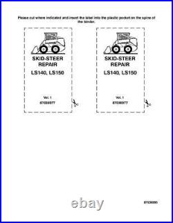New Holland Ls140 Ls150 Skid Steer Complete Service Manual
