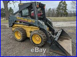 New Holland Ls170 Skid Steer Loader Rubber Tire Loader Diesel Engine Hydraulics