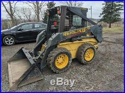 New Holland Ls170 Skid Steer Loader Rubber Tire Loader Diesel Engine Hydraulics