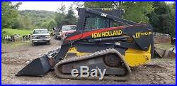 New Holland Lt190b Track Skid Steer Enclosed Cab 433 Hours Nice! Ready To Work