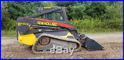 New Holland Lt190b Track Skid Steer Enclosed Cab 433 Hours Nice! Ready To Work