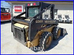 New Holland Lx565 Skid Steer Loader, Orops, Aux Hydraulics, 40 HP Pre Emissions