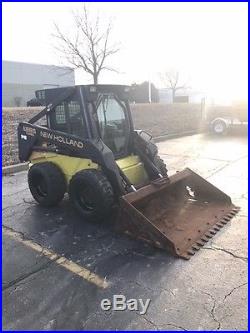New Holland Lx665 Skid Steer Enclosed Cab Auxiliary Hydraulics