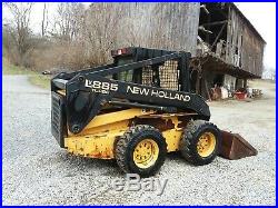 New Holland Lx885 Skid Steer Loader With Bucket