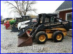 New Holland Lx885 Skid Steer Loader With Bucket