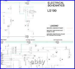 New Holland Skid Steer Compact Track Loader LS190 Electric Wiring Diagram Manual