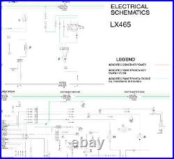 New Holland Skid Steer Compact Track Loader LX465 Electric Wiring Diagram Manual
