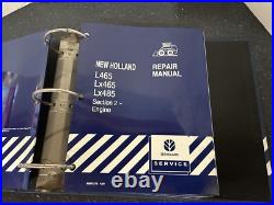 New Holland Skid-Steer Loader Repair Manual L465 Lx465 Lx485 Vol. 1 86587274