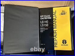 New Holland Skid Steer Repair Manual LS140 LS150 Vol. 1 86607922 with Binder