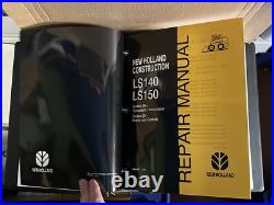New Holland Skid Steer Repair Manual LS140 LS150 Vol. 1 86607922 with Binder